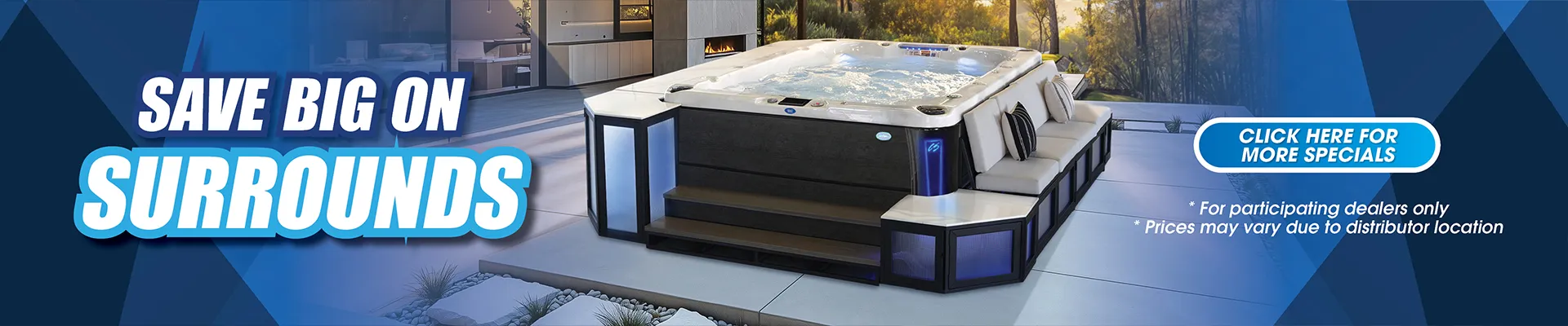 Calspas hot tub being used in a family setting - Stpeters